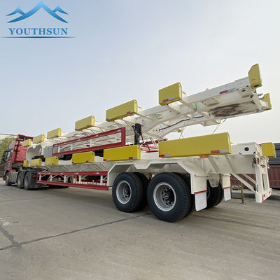45 tonnellate 60 tonnellate Semi-remorchio terminale per contenitori da 40 piedi