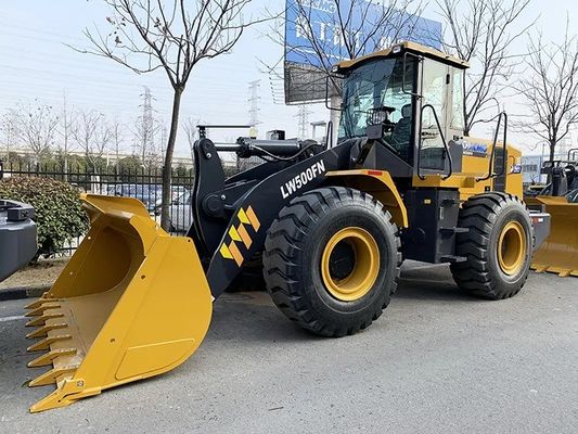 Mini caricatore a ruote idrauliche da 5 tonnellate XCM-G LW500FN per pompe idrauliche di punta nella costruzione