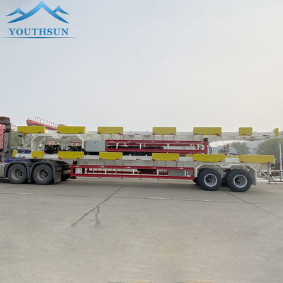 45 tonnellate 60 tonnellate Semi-remorchio terminale per contenitori da 40 piedi