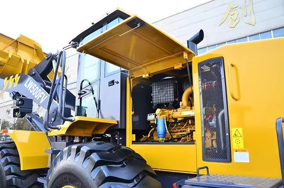 8000*3016*3515 Dimensione LW500F Caricatore a ruote 5 tonnellate Caricatore di miniere Weichai/Cummins Motore