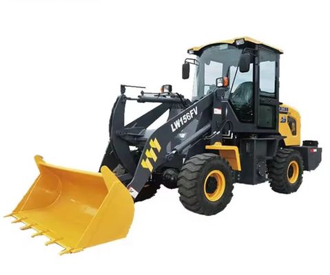 1500 kg LW156FV miniatura caricatore a ruote con 1 tonnellata di peso della macchina e 23,5-25