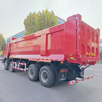 12 Numero di cambio in avanti Shacman 8X4 F3000 Camionetti di scarico per macchine pesanti Flat Cab
