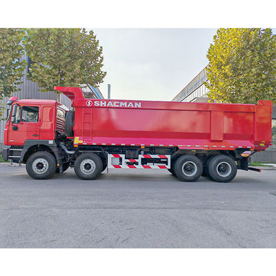 12 Numero di cambio in avanti Shacman 8X4 F3000 Camionetti di scarico per macchine pesanti Flat Cab