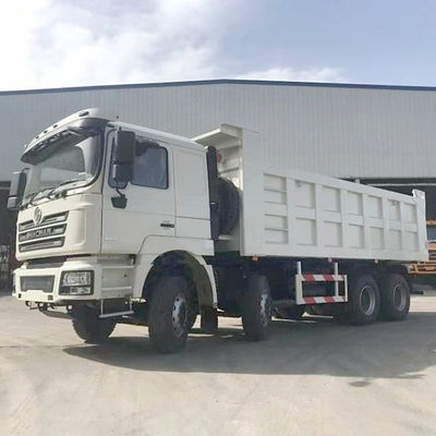 Shacman 8X4 Dump Trucks per macchine pesanti LHD Cargo Tank Dimensione 6800*2350*1600mm